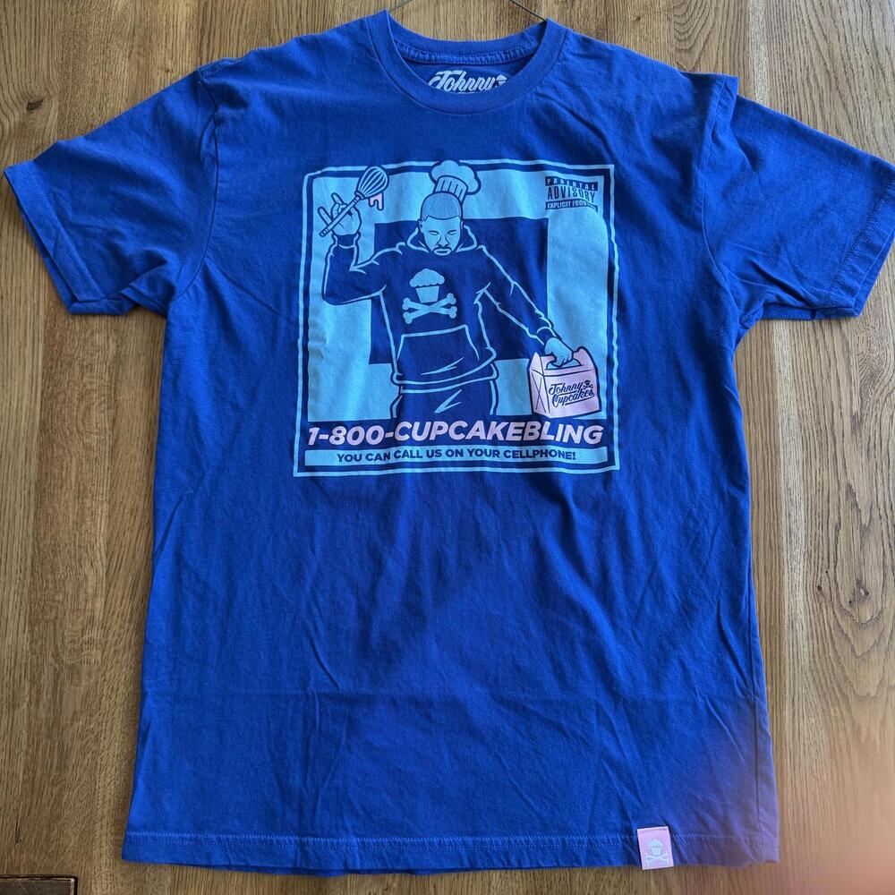 Johnny Cupcakes Drake Hotline Bling Shirt Size Large NWOT